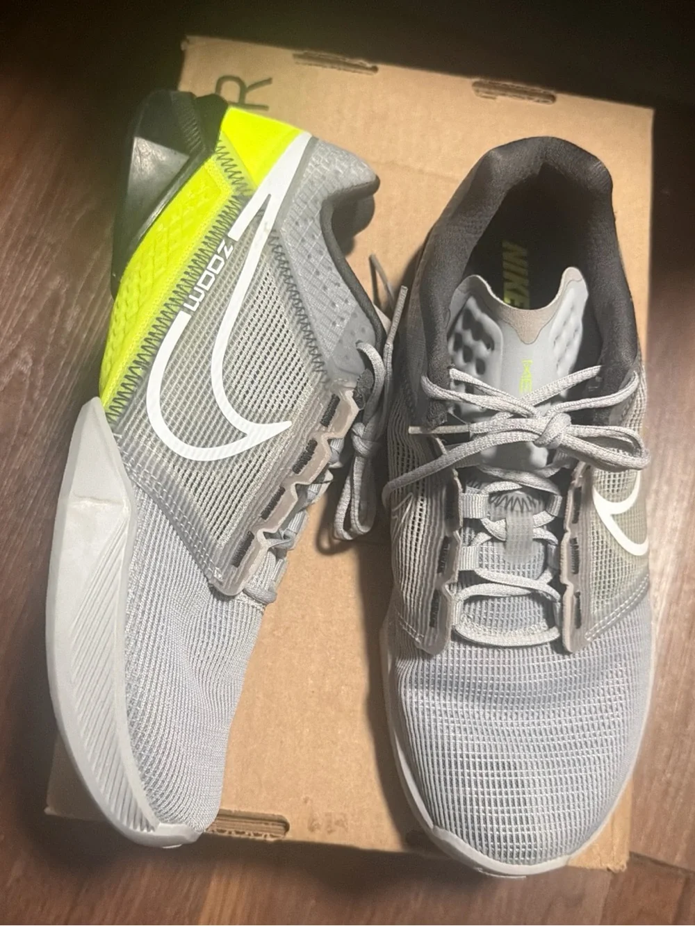 Nike Zoom Metcon Turbo 2 Wolf Grey Volt DH3392-001 Sz 7 Men
